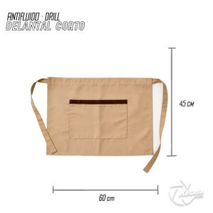 Delantal Corto de Tela